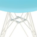 D2.DESIGN Krzesło P016 PP White ocean blue D2.DESIGN Krzesło P016 PP White ocean blue