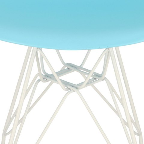 D2.DESIGN Krzesło P016 PP White ocean blue D2.DESIGN Krzesło P016 PP White ocean blue