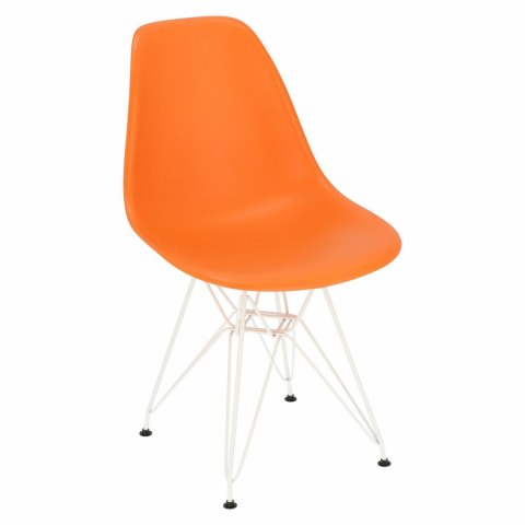 D2.DESIGN Krzesło P016 PP White pomarańczowe