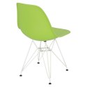 D2.DESIGN Krzesło P016 PP White zielone