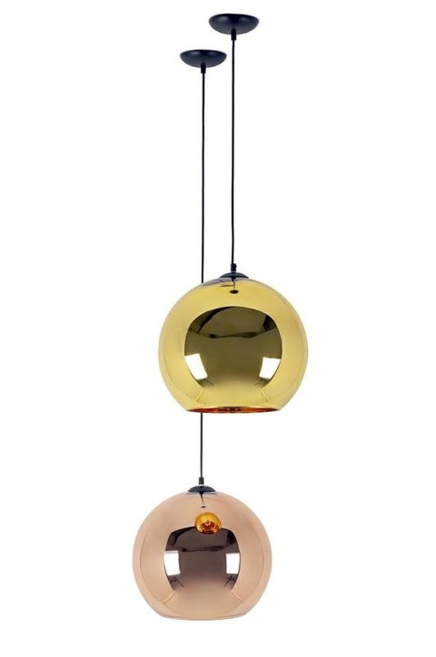 Lampa wisząca BOLLA UP GOLD 30 złota - szkło metalizowane Lampa wisząca BOLLA UP GOLD 30 złota - szkło metalizowane