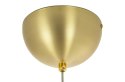 King Home Lampa wisząca ILLUSION L złota - LED, metalowa siateczka do domu hotelu restauracji