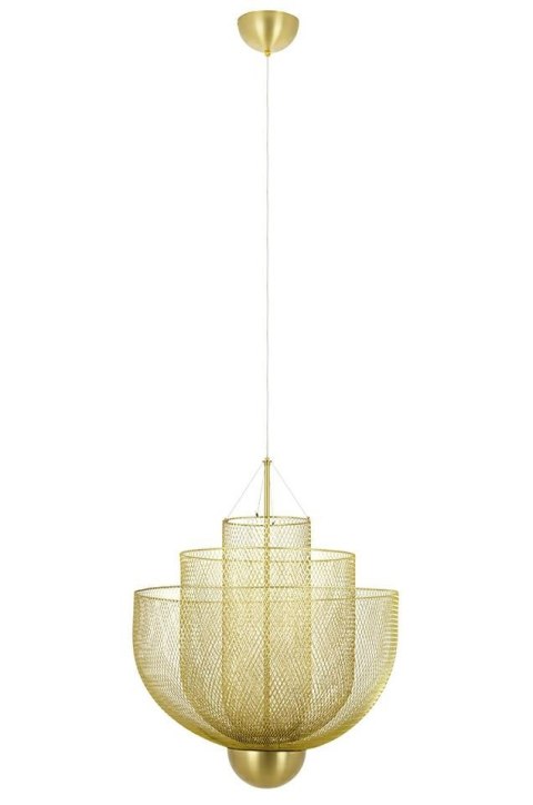 King Home Lampa wisząca ILLUSION S złota - LED metalowa siateczka King Home Lampa wisząca ILLUSION S złota - LED metalowa siateczka