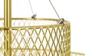 King Home Lampa wisząca ILLUSION S złota - LED metalowa siateczka King Home Lampa wisząca ILLUSION S złota - LED metalowa siateczka