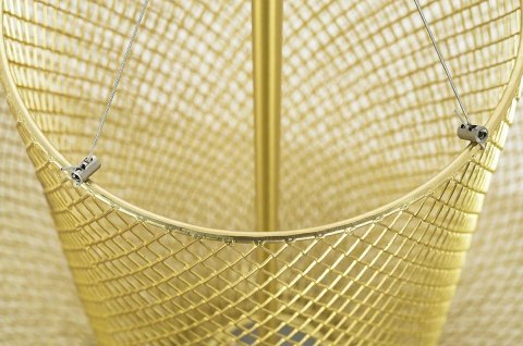 King Home Lampa wisząca ILLUSION S złota - LED metalowa siateczka King Home Lampa wisząca ILLUSION S złota - LED metalowa siateczka