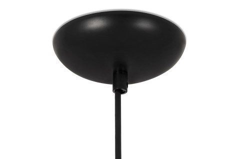 King Home Lampa wisząca sufitowa kula SANDRA 30 - szkło transparentny, metal czarny E27 King Home Lampa wisząca sufitowa kula SANDRA 30 - szkło transparentny, metal czarny E27