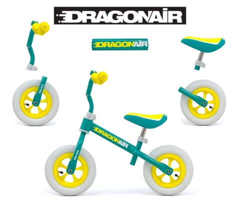 ROWEREK BIEGOWY Dragon Air Mint Milly Mally MIĘTOWY REGULACJA wysokości siodełka i kierownicy 2 LATA + ROWEREK BIEGOWY Dragon Air Mint Milly Mally MIĘTOWY REGULACJA wysokości siodełka i kierownicy 2 LATA +