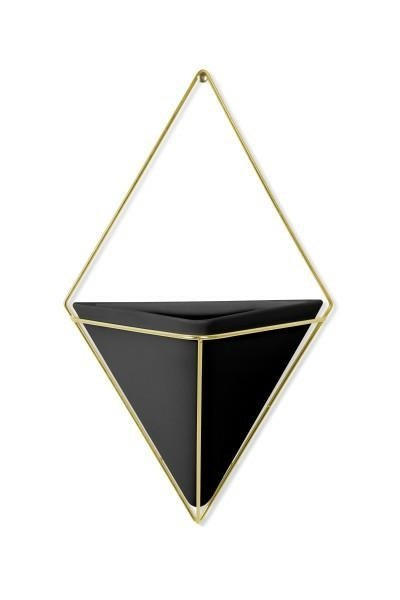Umbra b.v. Pojemnik/doniczka L Trigg czarny/złoty Umbra b.v. Pojemnik/doniczka L Trigg czarny/złoty