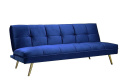 SIGNAL SOFA MORITZ VELVET GRANATOWY TAP.141/ZŁOTY