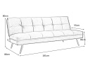 SIGNAL SOFA MORITZ VELVET ZIELONY TAP.142/ZŁOTY