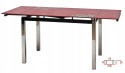 SIGNAL STÓŁ GD017 CZERWONY/CHROM 110(170)x74 SIGNAL STÓŁ GD017 CZERWONY/CHROM 110(170)x74