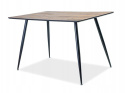 SIGNAL STÓŁ PROSTOKĄT REMUS MDF ORZECH/ METAL CZARNY STELAŻ 120X80 SIGNAL STÓŁ PROSTOKĄT REMUS MDF ORZECH/ METAL CZARNY STELAŻ 120X80