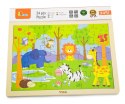 Viga Viga 50198 Puzzle na podkładce 24 elementy zoo