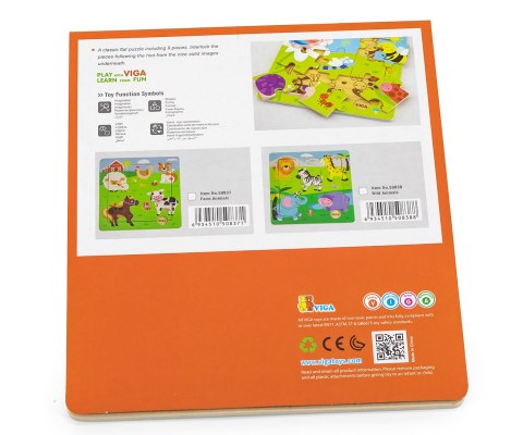 Viga Viga 50837 Puzzle na podkładce farma Viga Viga 50837 Puzzle na podkładce farma
