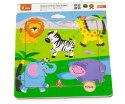 Viga Viga 50838 Puzzle na podkładce zoo Viga Viga 50838 Puzzle na podkładce zoo