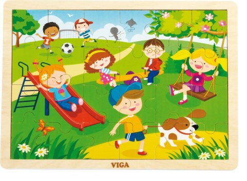 Viga Viga 51269 Puzzle cztery pory roku - wiosna Viga Viga 51269 Puzzle cztery pory roku - wiosna