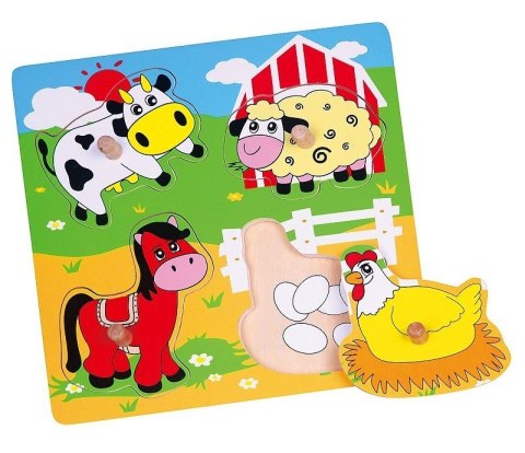 Viga Viga 59562 Puzzle niespodzianka - farma