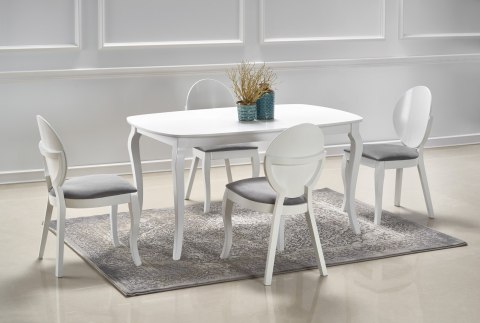 Halmar stół ALEXANDER rozkładany biały MDF lakier drewno lite 150-190x90 Halmar stół ALEXANDER rozkładany biały MDF lakier drewno lite 150-190x90