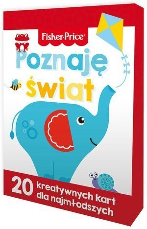 Olesiejuk KS26 Fisher Price Poznaję świat. 20 kreatywnych kart dla najmłodszych