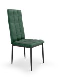 Halmar K415 krzesło ciemny zielony tkanina velvet + stal Halmar K415 krzesło ciemny zielony tkanina velvet + stal