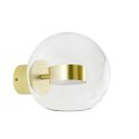 King Home Kinkiet LED CAPRI WALL 1 złoty - aluminium szkło transparentny King Home Kinkiet LED CAPRI WALL 1 złoty - aluminium szkło transparentny