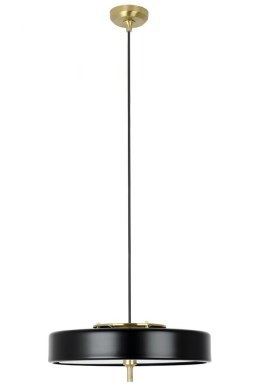 King Home Lampa wisząca ARTE czarna - aluminium metal złoty tworzywo 3xE14