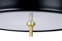 King Home Lampa wisząca ARTE czarna - aluminium metal złoty tworzywo 3xE14