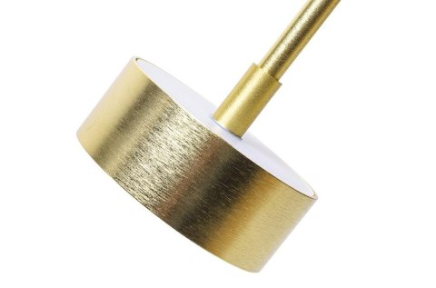 King Home Lampa wisząca CAPRI 6 złota - LED aluminium klosze szkło przezroczysty King Home Lampa wisząca CAPRI 6 złota - LED aluminium klosze szkło przezroczysty