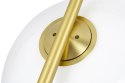 LAMPA WISZĄCA HALM 20 - MOSIĄDZ klosz w kształcie kuli SZKŁO BIAŁY G9 King Home do domu i do lokalu LAMPA WISZĄCA HALM 20 - MOSIĄDZ klosz w kształcie kuli SZKŁO BIAŁY G9 King Home do domu i do lokalu