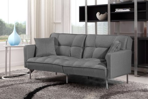 SOFA KANAPA ROZKŁADANA ROBERTO Halmar FUNKCJA SPANIA tapicerowana CIEMNY POPIELATY TKANINA SOFA KANAPA ROZKŁADANA ROBERTO Halmar FUNKCJA SPANIA tapicerowana CIEMNY POPIELATY TKANINA