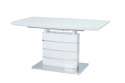 SIGNAL STÓŁ LEONARDO MDF+SZKŁO BIAŁY LAKIER / BIAŁY LAKIER MDF+STAL160(220)X90 SIGNAL STÓŁ LEONARDO MDF+SZKŁO BIAŁY LAKIER / BIAŁY LAKIER MDF+STAL160(220)X90