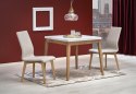 Halmar TRUMP stół blat - biały, nogi - dąb craft 80x80 Halmar TRUMP stół blat - biały, nogi - dąb craft 80x80