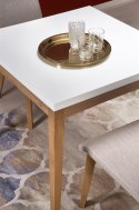 Halmar TRUMP stół blat - biały, nogi - dąb craft 80x80 Halmar TRUMP stół blat - biały, nogi - dąb craft 80x80