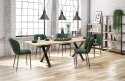 Halmar stół APEX 160x90 drewno lite - dębowe kolor: dąb naturalny, stelaż stal malowana czarny Halmar stół APEX 160x90 drewno lite - dębowe kolor: dąb naturalny, stelaż stal malowana czarny