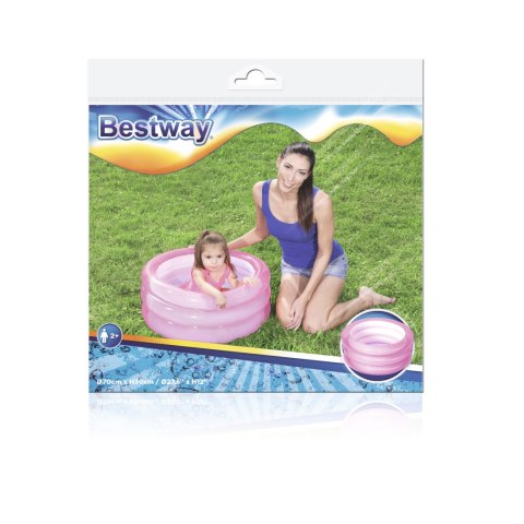 Bestway Bestway 51033 MINI BASENIK okrągły dmuchany 70cmxH30cm RÓŻOWY vinylowy wytrzymały zawory bezpieczeństwa Bestway Bestway 51033 MINI BASENIK okrągły dmuchany 70cmxH30cm RÓŻOWY vinylowy wytrzymały zawory bezpieczeństwa