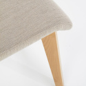 Halmar FOCUS krzesło dąb miodowy / tap: Inari 22 (jasny beżowy)