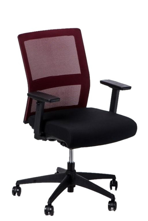 Maduu Studio Fotel biurowy Press czerwony/czarny Maduu Studio Fotel biurowy Press czerwony/czarny