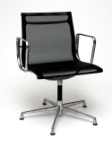 D2.DESIGN Fotel konf. CH1081T,czarna siateczka,chr D2.DESIGN Fotel konf. CH1081T,czarna siateczka,chr