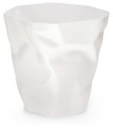 King Home Kosz na śmieci PLAST biały tworzywo sztuczne przypomina pognieciony papier do domu lub biura fi 33 King Home Kosz na śmieci PLAST biały tworzywo sztuczne przypomina pognieciony papier do domu lub biura fi 33