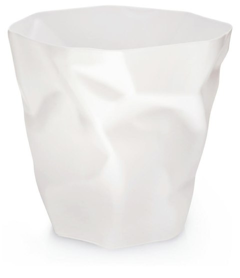 King Home Kosz na śmieci PLAST biały tworzywo sztuczne przypomina pognieciony papier do domu lub biura fi 33 King Home Kosz na śmieci PLAST biały tworzywo sztuczne przypomina pognieciony papier do domu lub biura fi 33