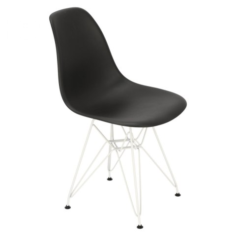 D2.DESIGN Krzesło P016 PP White czarne D2.DESIGN Krzesło P016 PP White czarne
