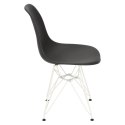 D2.DESIGN Krzesło P016 PP White czarne D2.DESIGN Krzesło P016 PP White czarne