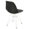 D2.DESIGN Krzesło P016 PP White czarne D2.DESIGN Krzesło P016 PP White czarne