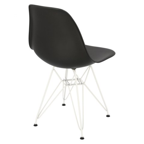D2.DESIGN Krzesło P016 PP White czarne D2.DESIGN Krzesło P016 PP White czarne