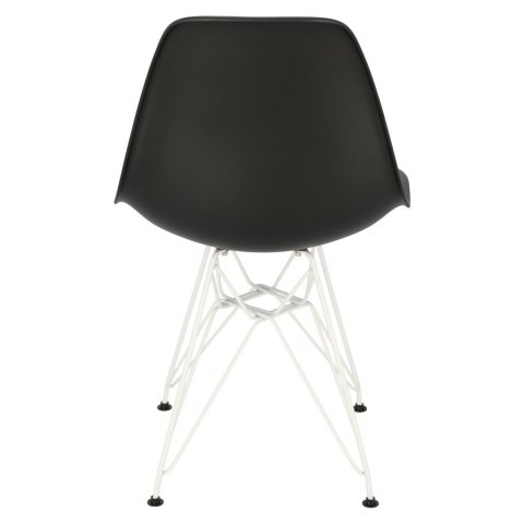 D2.DESIGN Krzesło P016 PP White czarne D2.DESIGN Krzesło P016 PP White czarne