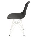 D2.DESIGN Krzesło P016 PP White czarne D2.DESIGN Krzesło P016 PP White czarne