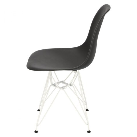 D2.DESIGN Krzesło P016 PP White czarne D2.DESIGN Krzesło P016 PP White czarne