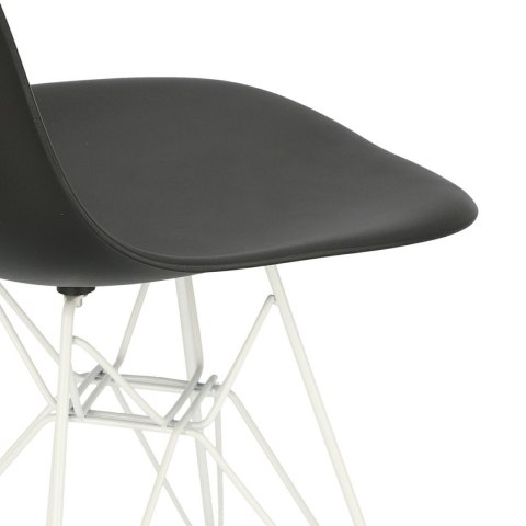D2.DESIGN Krzesło P016 PP White czarne D2.DESIGN Krzesło P016 PP White czarne