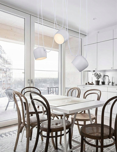 LAMPA WISZĄCA EYE BIAŁA - LED aluminium King Home DO LOFTÓW SALONÓW RESTAURACJI HOTELI LAMPA WISZĄCA EYE BIAŁA - LED aluminium King Home DO LOFTÓW SALONÓW RESTAURACJI HOTELI
