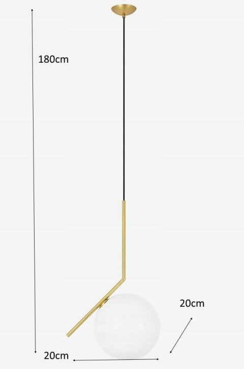 LAMPA WISZĄCA HALM 20 - MOSIĄDZ klosz w kształcie kuli SZKŁO BIAŁY G9 King Home do domu i do lokalu LAMPA WISZĄCA HALM 20 - MOSIĄDZ klosz w kształcie kuli SZKŁO BIAŁY G9 King Home do domu i do lokalu